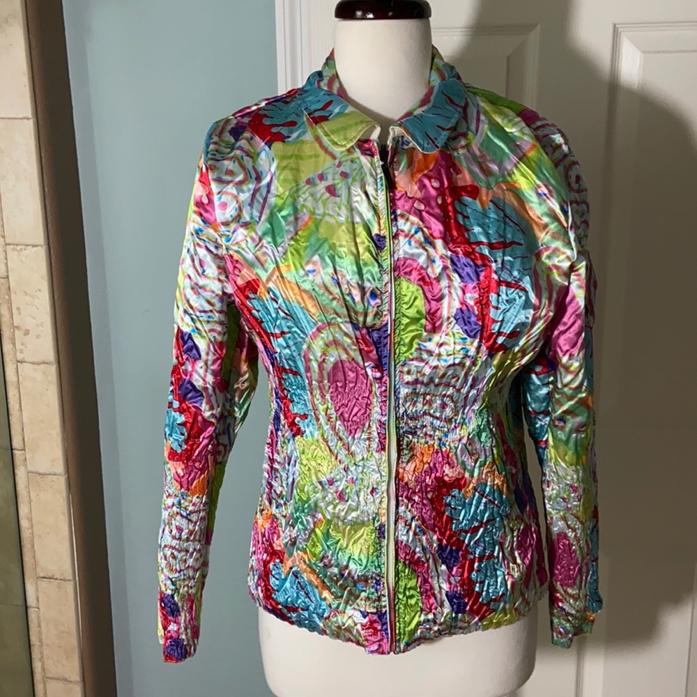 Ubu Medium Reversible Jacket Multi Abstract - image 2